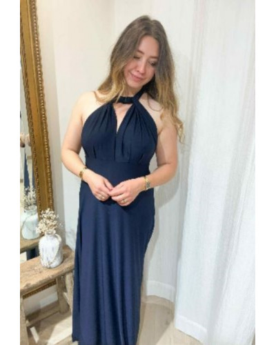 Robe multi look bleu marine