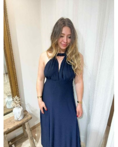 Robe multi look bleu marine