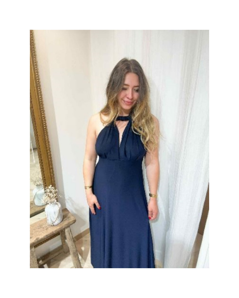 Robe multi look bleu marine