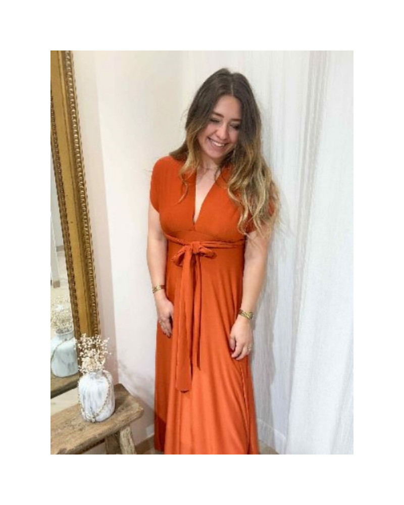 Robe multi look terracotta