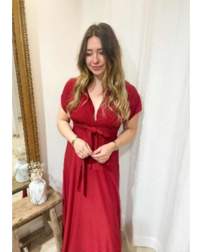 Robe multi looks carmin