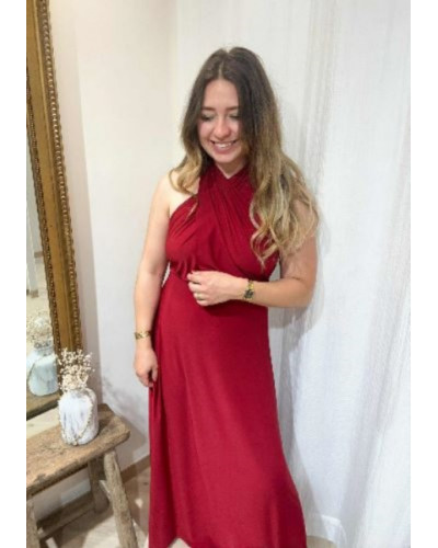Robe multi looks carmin