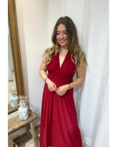 Robe multi looks carmin