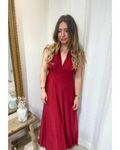 Robe multi looks carmin