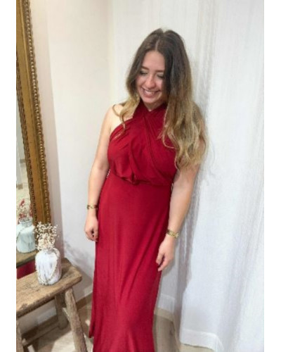 Robe multi looks carmin