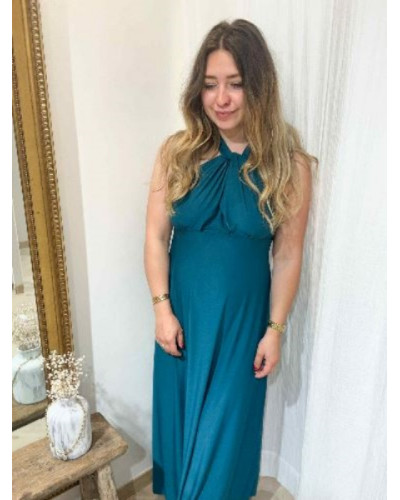 Robe multi look bleu canard