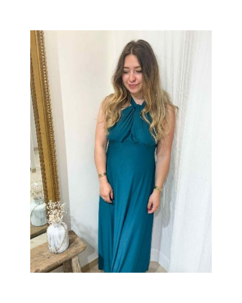Robe multi look bleu canard