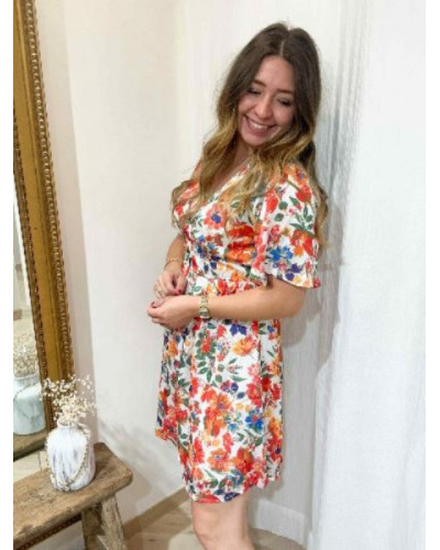 Robe fleurie couleurs