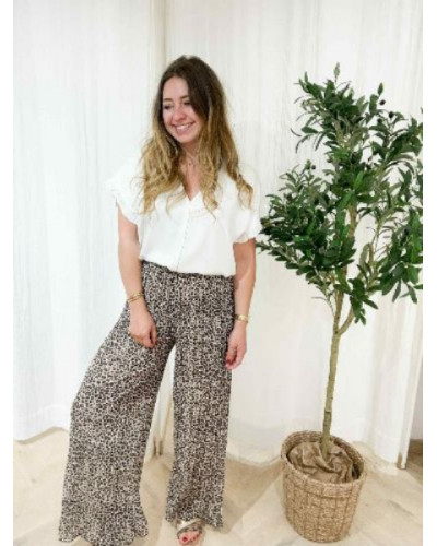 Pantalon leopard