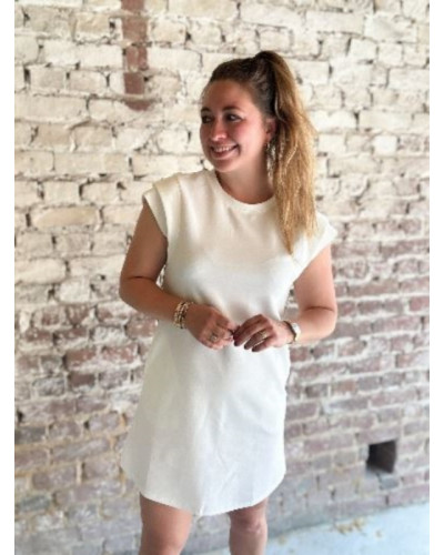 Robe t-shirt blanc