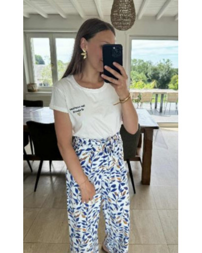Pantalon feuillage