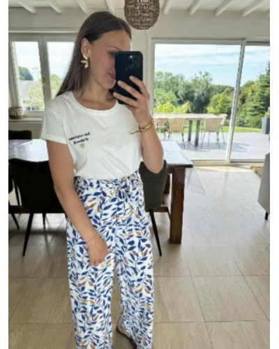 Pantalon feuillage