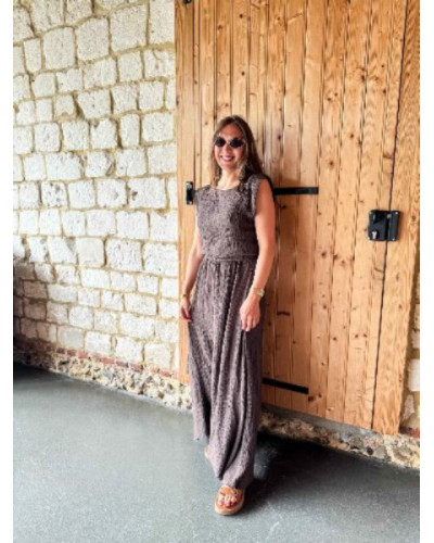 Ensemble marron chocolat