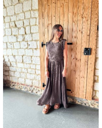 Ensemble marron chocolat