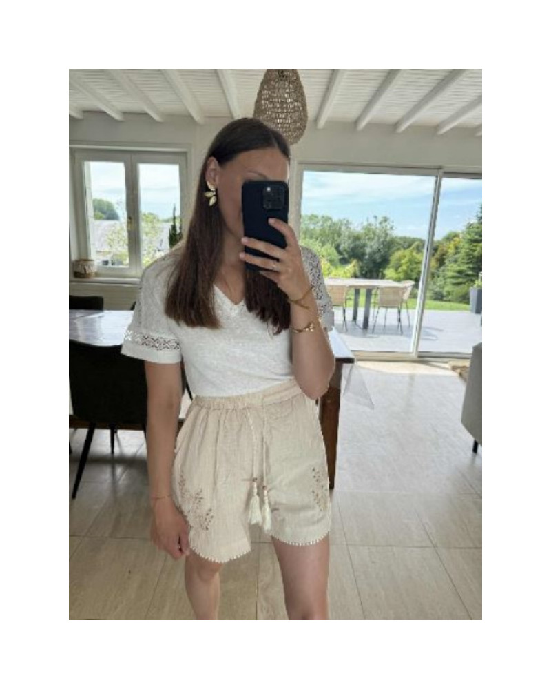 Short lin beige