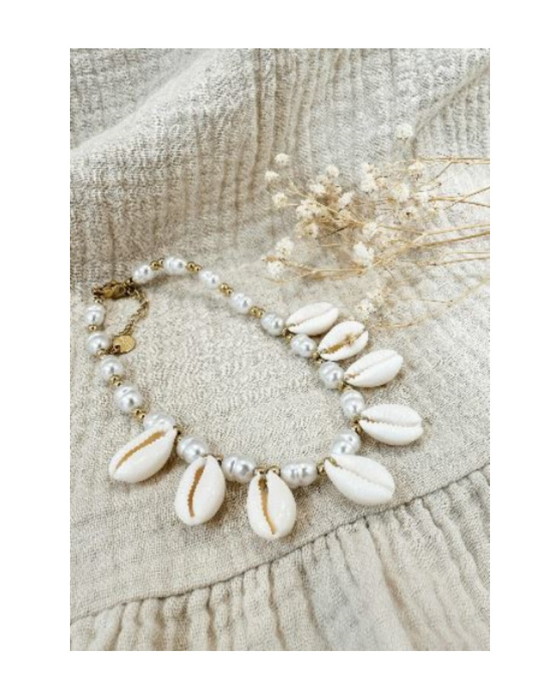 Bracelet de cheville coquillage