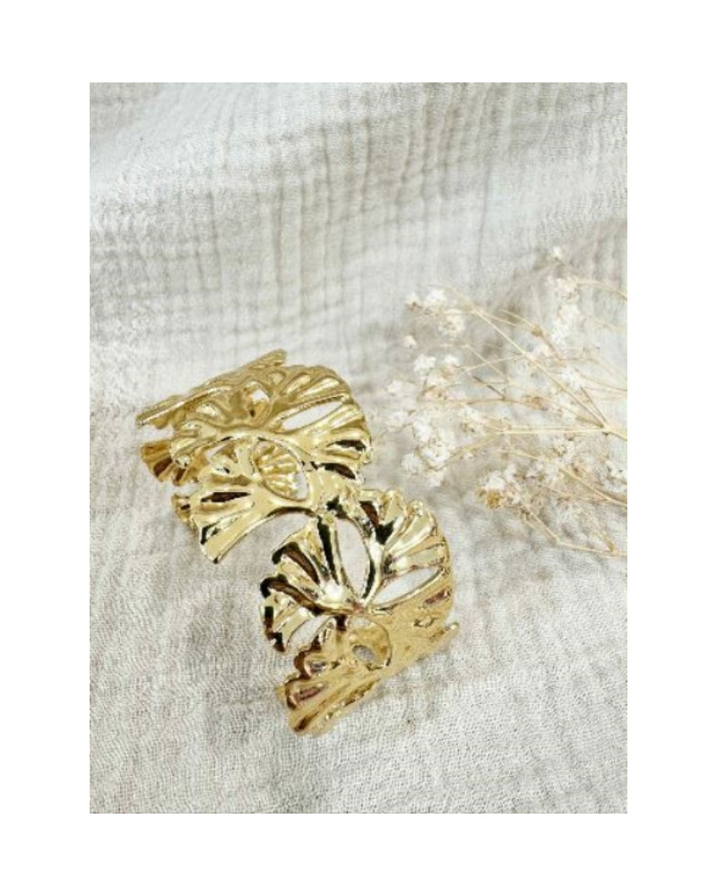 Bracelet jonc ginko