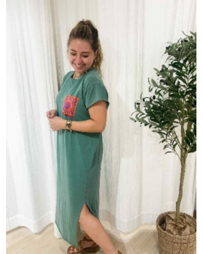 Robe SOLEIL vert