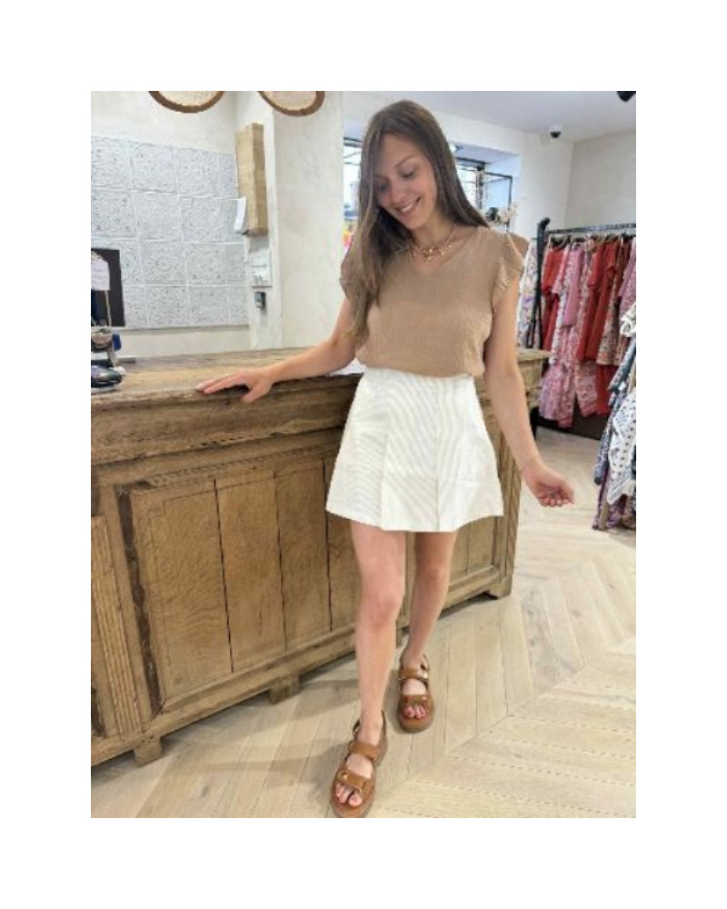 Jupe patineuse blanche