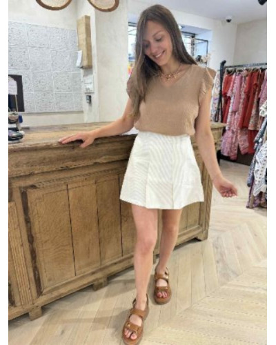 Jupe patineuse blanche