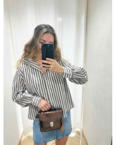 Gilet chocolat bouclette