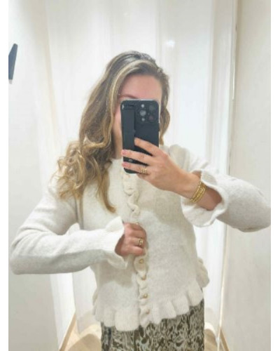 Gilet écru