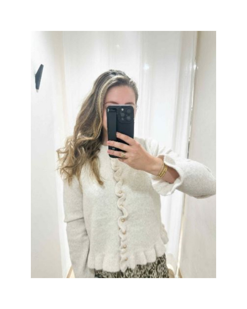 Gilet écru