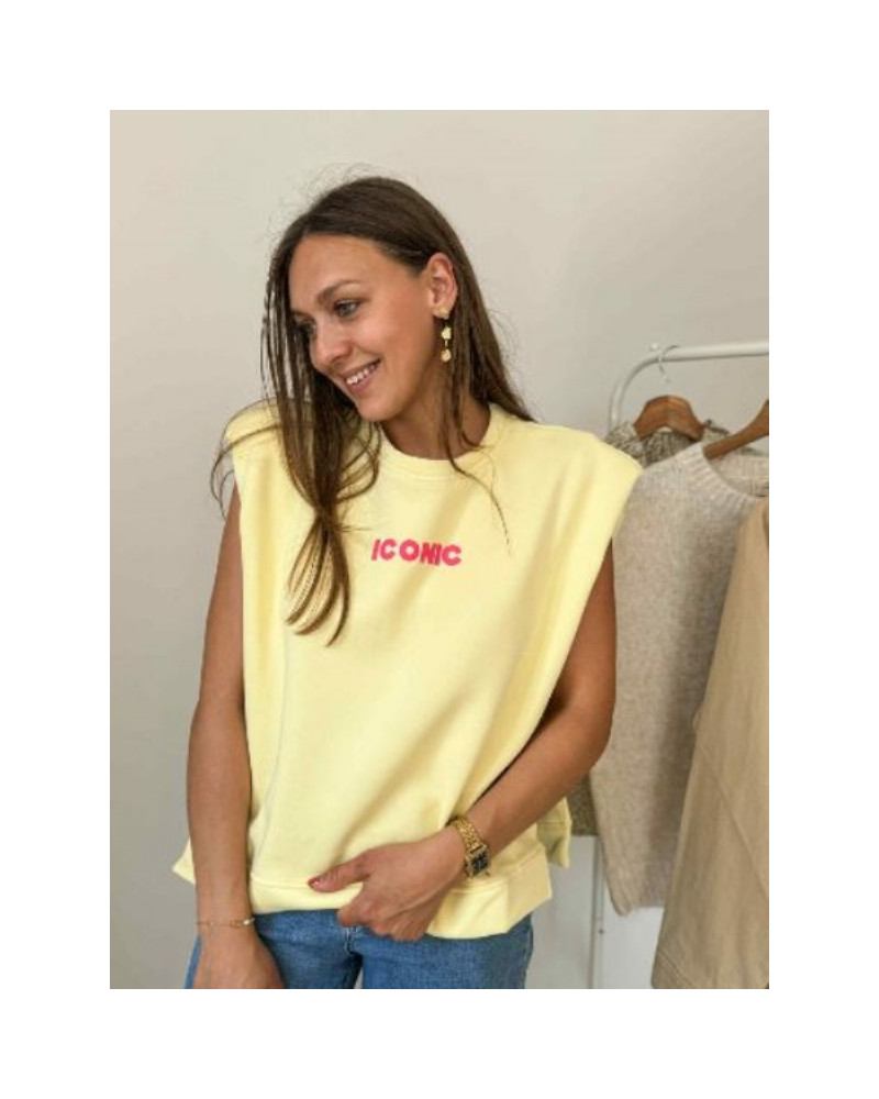 sweat iconic jaune