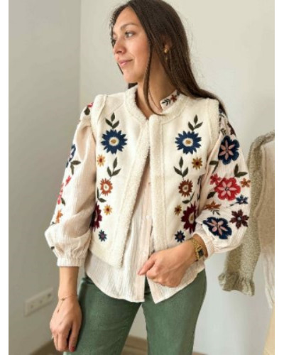 veste brodée