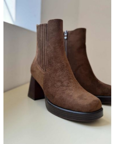 boots camel foncé