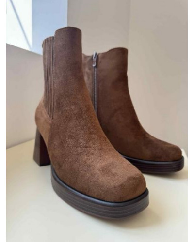 boots camel foncé