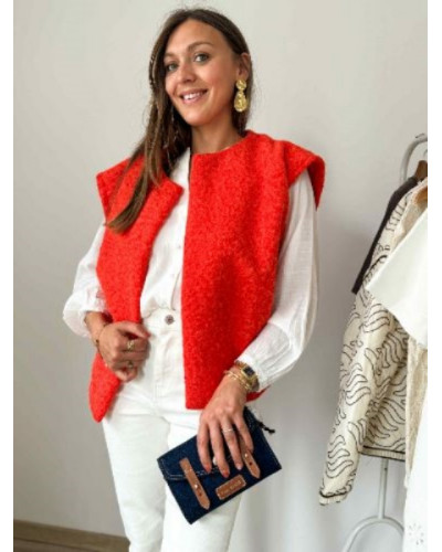 veste orange 