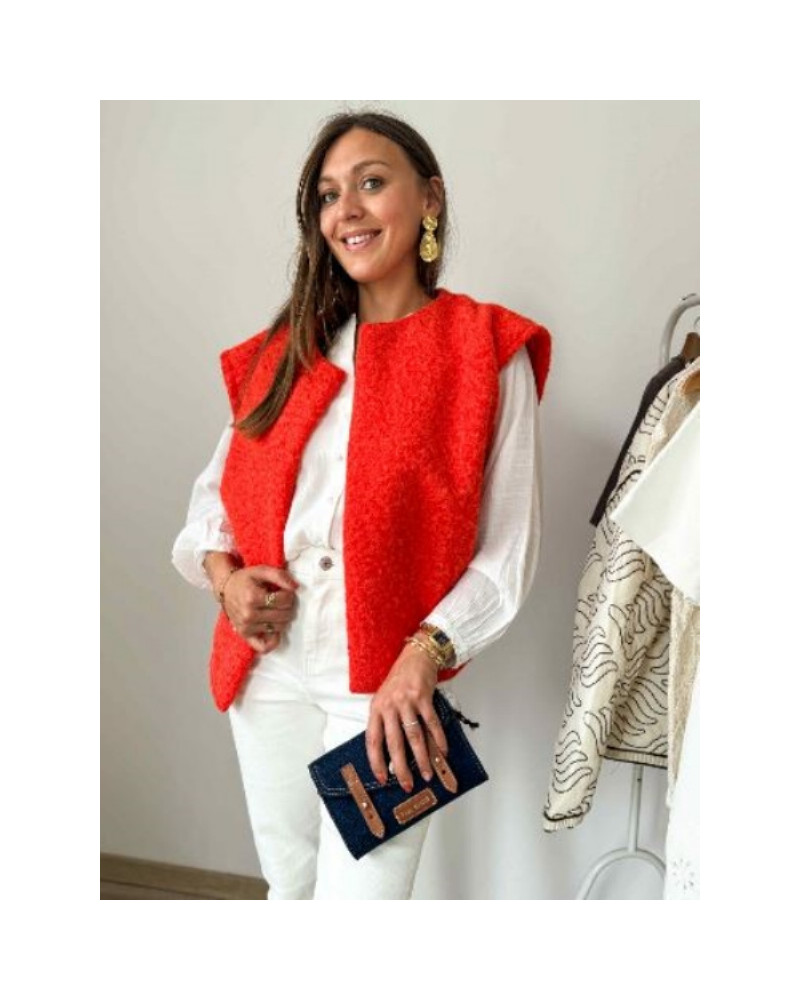 veste orange 