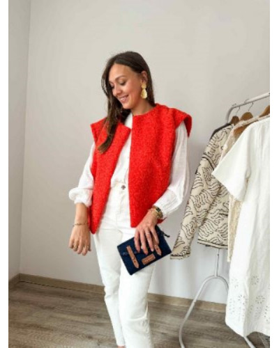 veste orange 