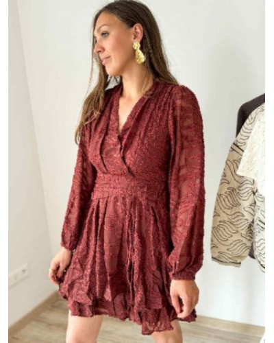 Robe rouille terracotta