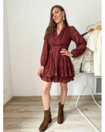 Robe rouille terracotta