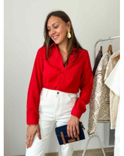 Blouse rouge