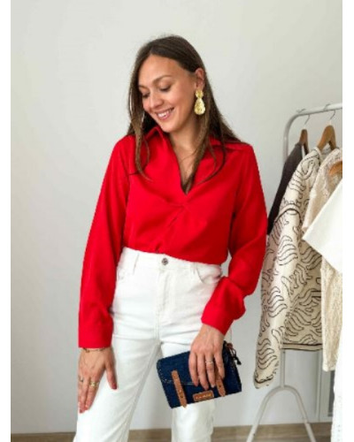 Blouse rouge