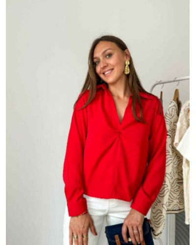 Blouse rouge
