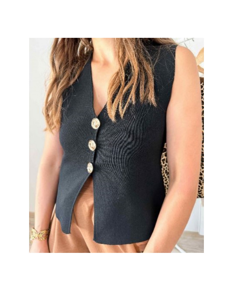 Gilet sans manche noir