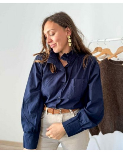 Chemise bleu marine