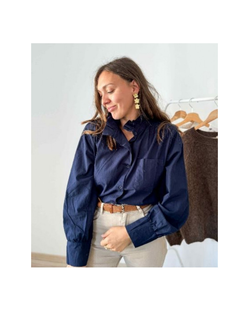 Chemise bleu marine