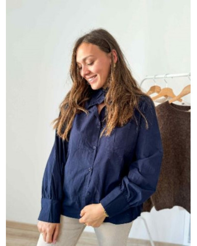 Chemise bleu marine
