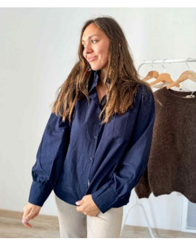 Chemise bleu marine