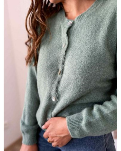 Gilet vert emeraude 