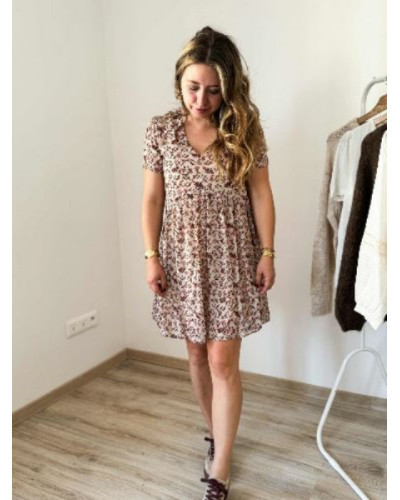 Robe fluide petites fleurs