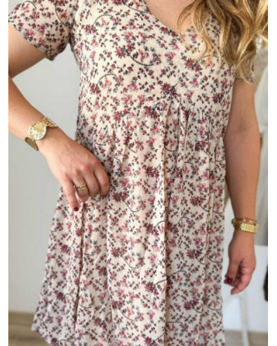 Robe fluide petites fleurs