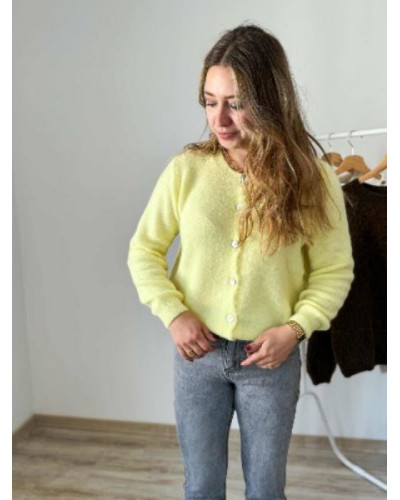 Gilet jaune pastel
