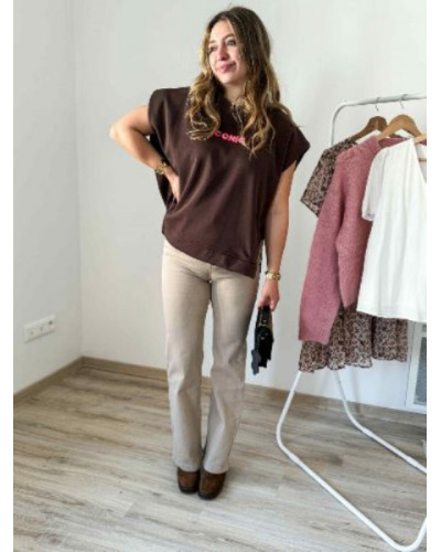 sweat iconic chocolat