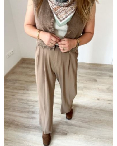 Pantallon habille taupe